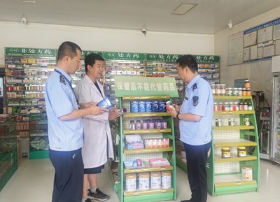高台县宣化镇市场监管所开展保健食品安全专项检查，筑牢食品销售安全防线